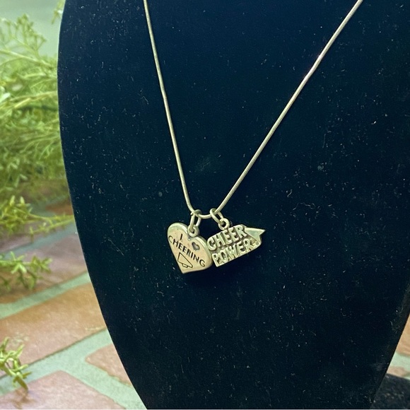 Sterling Silver 925 CHEERLEADING Pendants on 16” Chain. - Picture 6 of 10